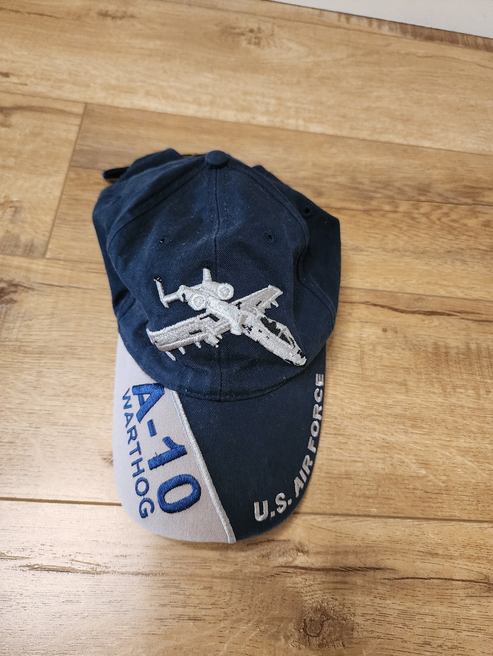 The Eagle Crest Hat A-10 Warthog U.S. Air Force Adjustable in Navy Tan